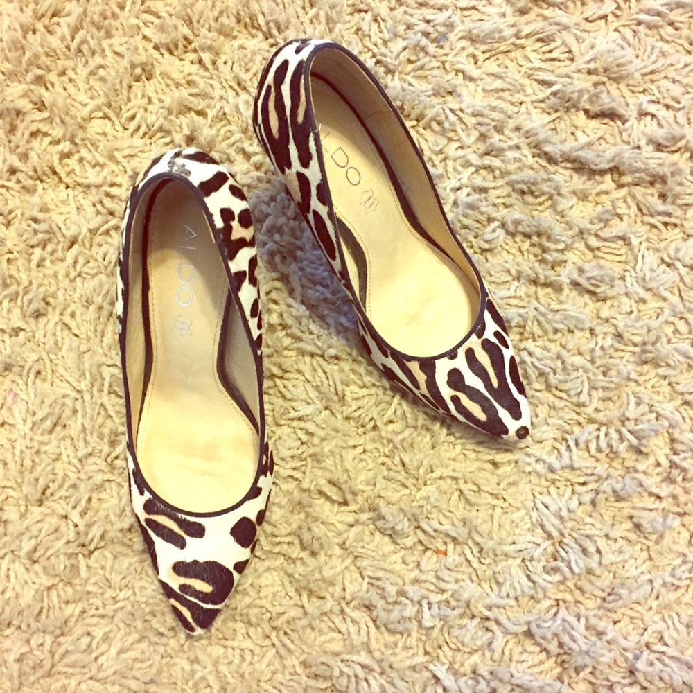 Aldo Leopard Print Pumps